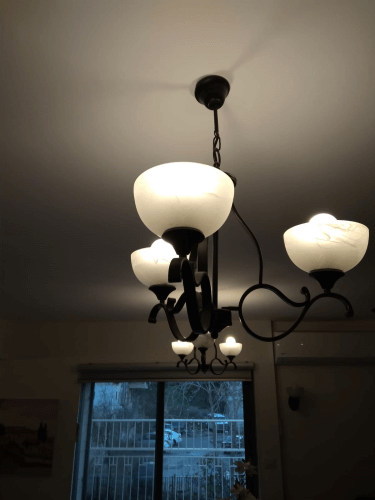 התקנת מנורה 1